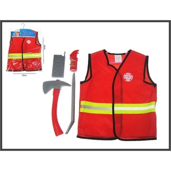 Akcesoria do kostiumów Hipo Kamizelka Strażaka z akcesoriami (H13394)