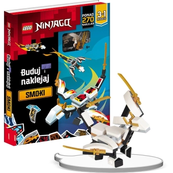 Książka dla dzieci Ameet LEGO® NINJAGO®. Buduj i naklejaj: smoki (BSP6701)