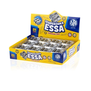 Temperówka Astra ALUMINIOWA Z DWOMA OTWORAMI - metaliczny (404120001)