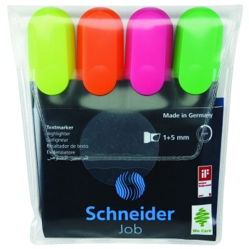 Zakreślacz Schneider Job, mix 1,0-5,0mm (1500)