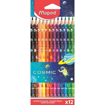 Kredki ołówkowe Maped COSMICS 12 kol. (866242)