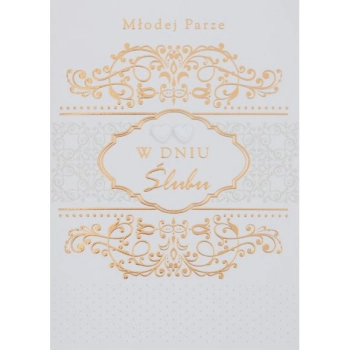 Kartka składana Pol-mak Imieniny B6 (B6LUX)