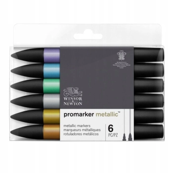 Marker specjalistyczny Winsor Zestaw 6szt metallic, mix (0290135)