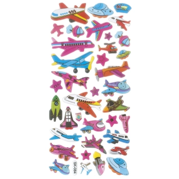 Naklejka (nalepka) Titanum Craft-Fun Series Samoloty wypukłe (SK-084)
