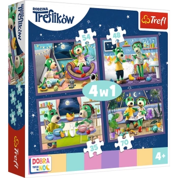 Puzzle Trefl Trefliki 4w1 el. (34370)