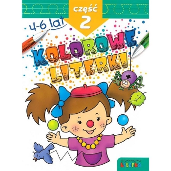 Książeczka edukacyjna Literka KOLOROWE LITERKI