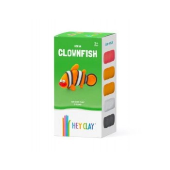 Masa plastyczna dla dzieci Tm Toys Hey Clay błazenek - mix (HCL50124)