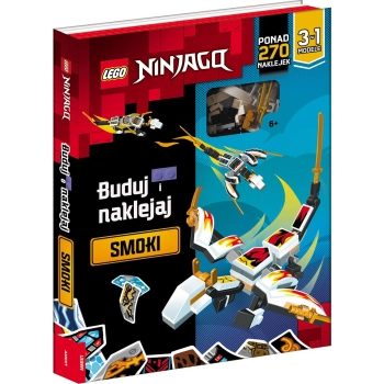 Książka dla dzieci Ameet LEGO® NINJAGO®. Buduj i naklejaj: smoki (BSP6701)