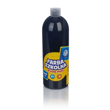 Farby plakatowe Astra szkolne kolor: czarny 1000ml 1 kolor.