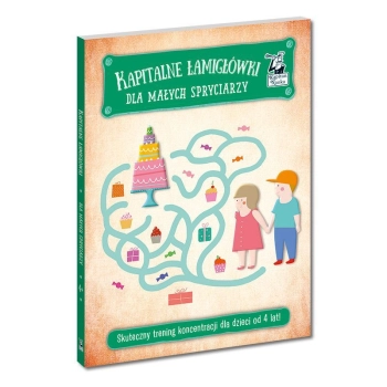 Książeczka edukacyjna Kapitan Nauka Kapitalne łamigłówki spryciarzy 4+ (9788366404205)