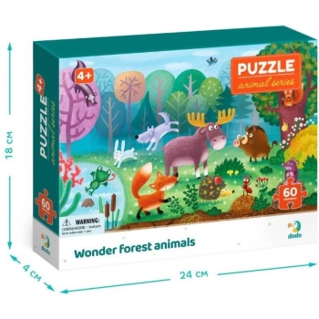 Puzzle Tm Toys zwierzęta leśne 60 el. (DOP300375)