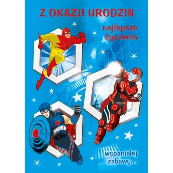 Kartka składana Pol-mak Imieniny B6 (B6LUX)