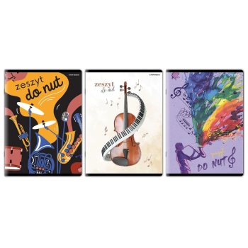 Zeszyt TOP-2000 muzyka A4 16k. 70g pięciolinia [mm:] 210x300 (400160630)