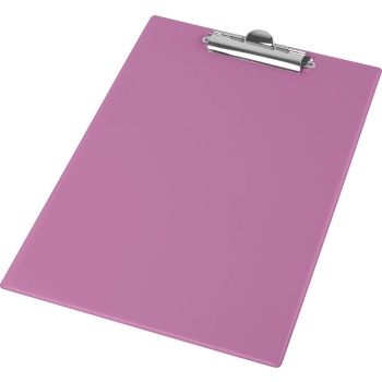 Deska z klipem (podkład do pisania) Panta Plast pastel A4 - różowa (0315-0002-29)