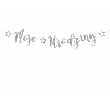 Baner Partydeco Moje urodziny 16,5x90cm (GRL82-018M)
