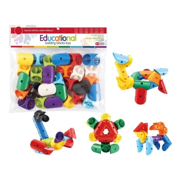 Klocki pozostałe Askato kształty 28 elementów (102221)