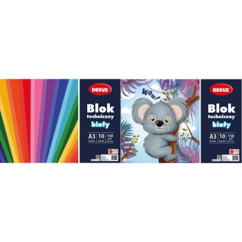 Blok techniczny Beniamin biały A3 biały 10k (4416)