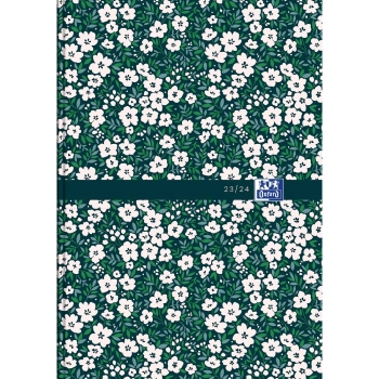 Kalendarz książkowy (terminarz) 12X18 Oxford Flowers szkolny (400172659)