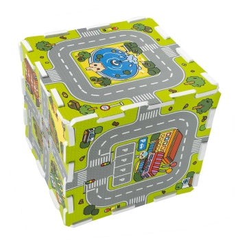 Mata dla malucha Smily Play piankowa ulica, 32X32cm (SP84357)