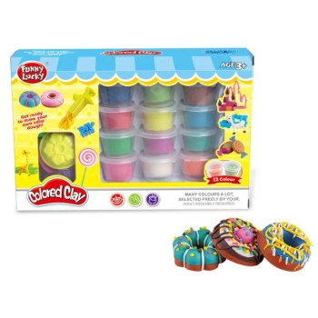 Masa plastyczna dla dzieci Bigtoys donuty - mix (BPLA4180)