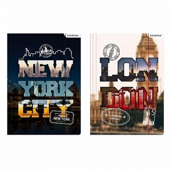 Teczka kartonowa na gumkę Starpak z gumką a4 citi A4 kolor: mix (397701)