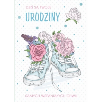 Kartka składana Pol-mak Imieniny B6 (B6LUX)