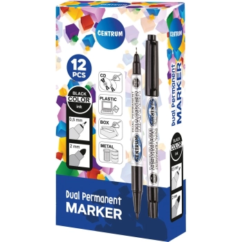 Marker permanentny Centrum, czarny (0452-1507-01)