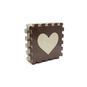 Mata dla malucha Askato piankowa serduszka 9 elementów