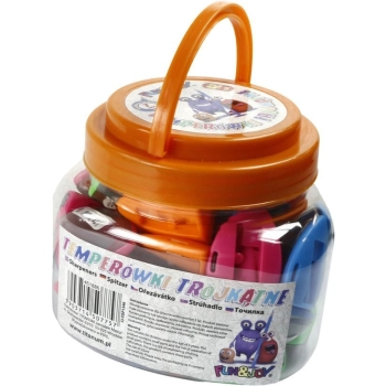 Temperówka Fun&Joy trójkątna mała - mix (FJ-TOP1346)