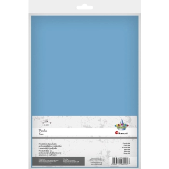 Arkusz piankowy Titanum Craft-Fun Series pianka dekoracyjna A4 5 szt. kolor: niebieska jasna 5 ark. (6116)