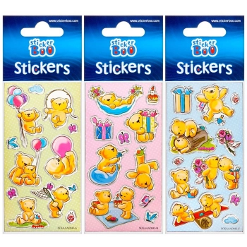 Naklejka (nalepka) Stickerboo misie (382534)