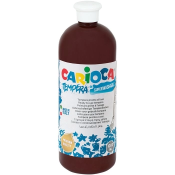 Farba tempera Carioca kolor: brązowy 1000ml 1 kolor.