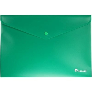 Teczka plastikowa Titanum mat A4 kolor: zielony [mm:] 232x330 (TKM4TGR)