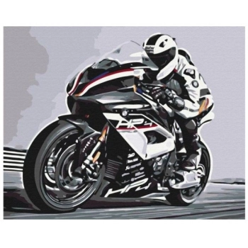 Zestaw kreatywny Norimpex Diamentowa mozaika motor ścigacz 40x30cm (NO-1008149)