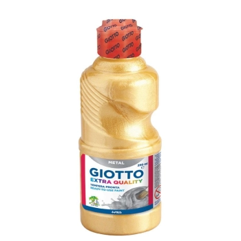Farba tempera Giotto Metal kolor: złoty 250ml 1 kolor. (531401)