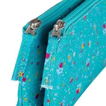 Saszetka Oxford Floral - turkusowy (400159625)
