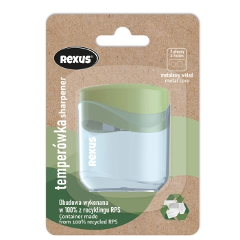 Temperówka z dwoma otworami - mix (4904)