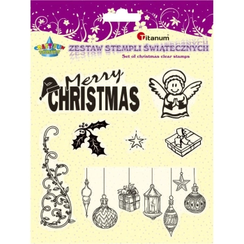 Zestaw pieczątek Titanum Craft-Fun Series Clear stamps (21126)