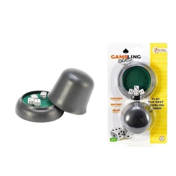 Kości do gry Dami z pojemnikiem (51018A)