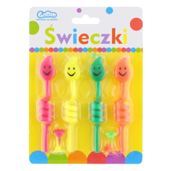 Świeczka urodzinowa Godan Wesołe Spirale (SWWSP4-MM)
