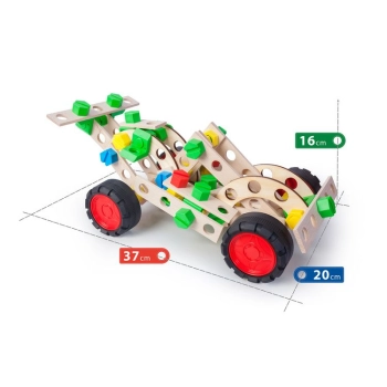 Gra edukacyjna Alexander CONSTRUCTOR JUNIOR 3X1 SPORTCAR Mały konstruktor
