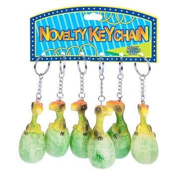 Brelok Mega Creative gumowy Dino jajo, 7 cm ze światłem (454154)