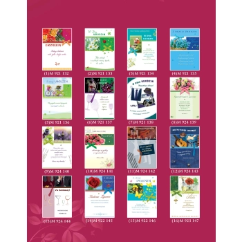 Kartka składana Artis collage Inspiracja M / INS / INE B6 [mm:] 116x166