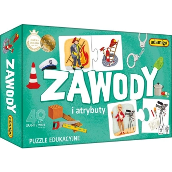 Puzzle Kukuryku zawody i atrybuty 24 el.