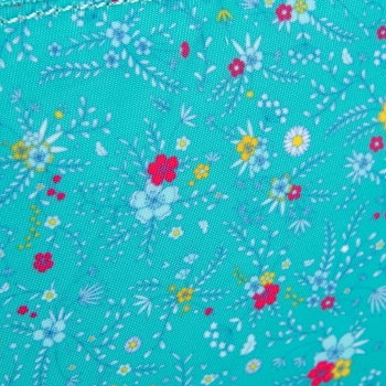 Saszetka Oxford Floral - turkusowy (400159625)