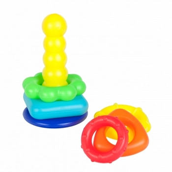 Zabawka edukacyjna Bam Bam piramidka (453673)