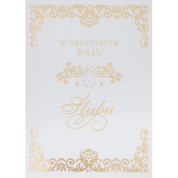 Kartka składana Pol-mak Imieniny B6 (B6LUX)