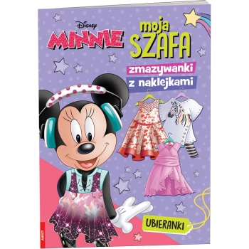 Książka dla dzieci Ameet Minnie. Moja szafa. Zmazywanki z Naklejkami (SSN9102)