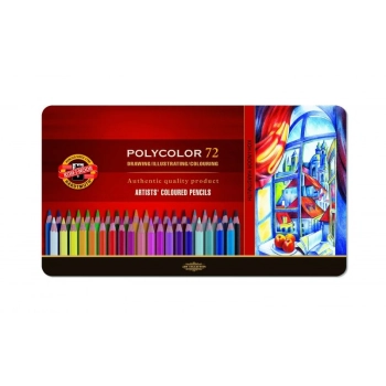 Kredki ołówkowe Koh-I-Noor Polycolor 72 kol. (3827)