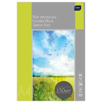 Blok artystyczny Interdruk A4 150g 50k (BLART)